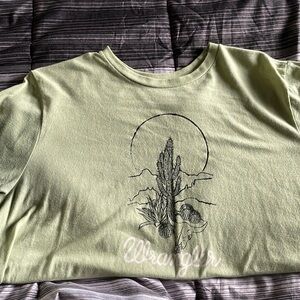 Sage green colored xl wrangler tee